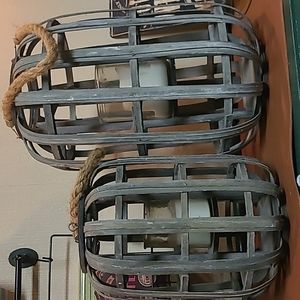 Lantern candle holders set of 2